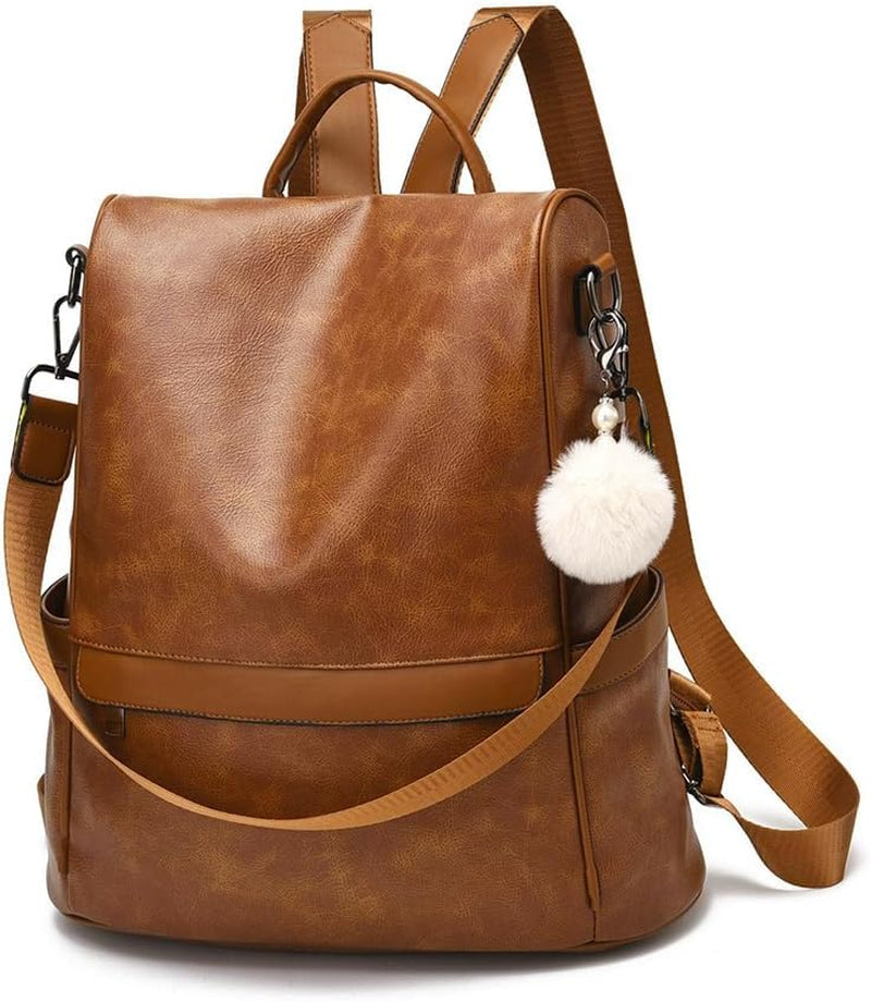 The Urban Security Satchel | Anti-Theft Vegan Leather Backpack ✨👜