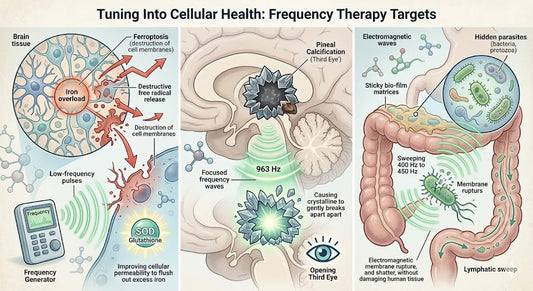 Tuning Into Cellular Health: How Frequency Therapy Targets Brain Iron, Parasites, and Pineal Calcification