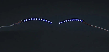 LED Light False Eye Lashes Luminous Eyelash Party Bar Makeup Eyelid Eyeliner Halloween