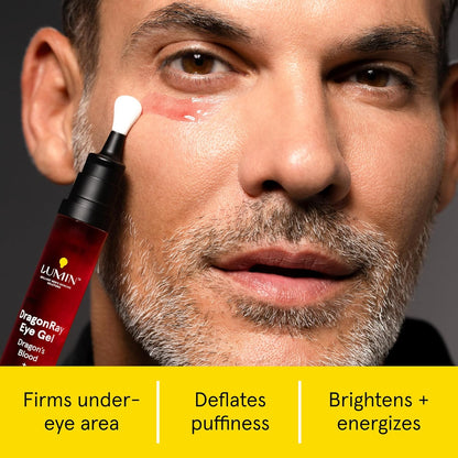 DragonRay Under Eye Serum (15ml) – Anti-Aging Caffeine & Hyaluronic Red Light Primer 🌟☕