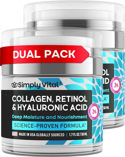 Luminous Retinol & Hyaluronic Moisturizer – Anti-Wrinkle Face & Neck Cream 🌟💧