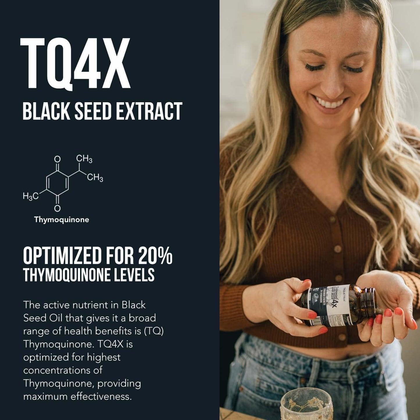 🌿 Premium Black Seed Oil Capsules | 20% Thymoquinone High Potency | Ultra-Concentrated Nigella Sativa 💎 - 60:1  (60 Capsules)