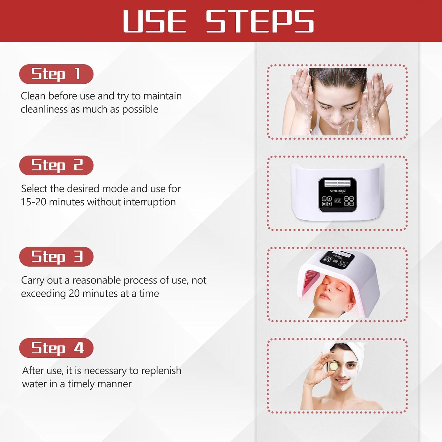 7-Color LED Red Light Therapy Face Mask – Professional Home Spa Skin Care & Anti-Aging Facial Mask 🧖‍♀️