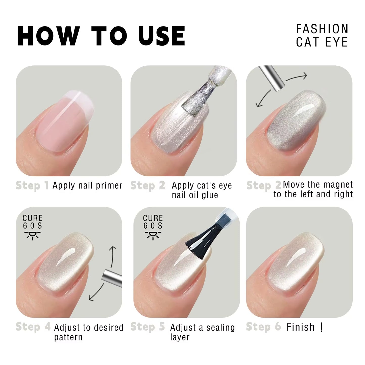 3D Cat Eye Magnetic Nail Art Pen – Dual-Ended Magic Magnet Wand for Gel Polish & DIY Manicure Designs 🧲✨