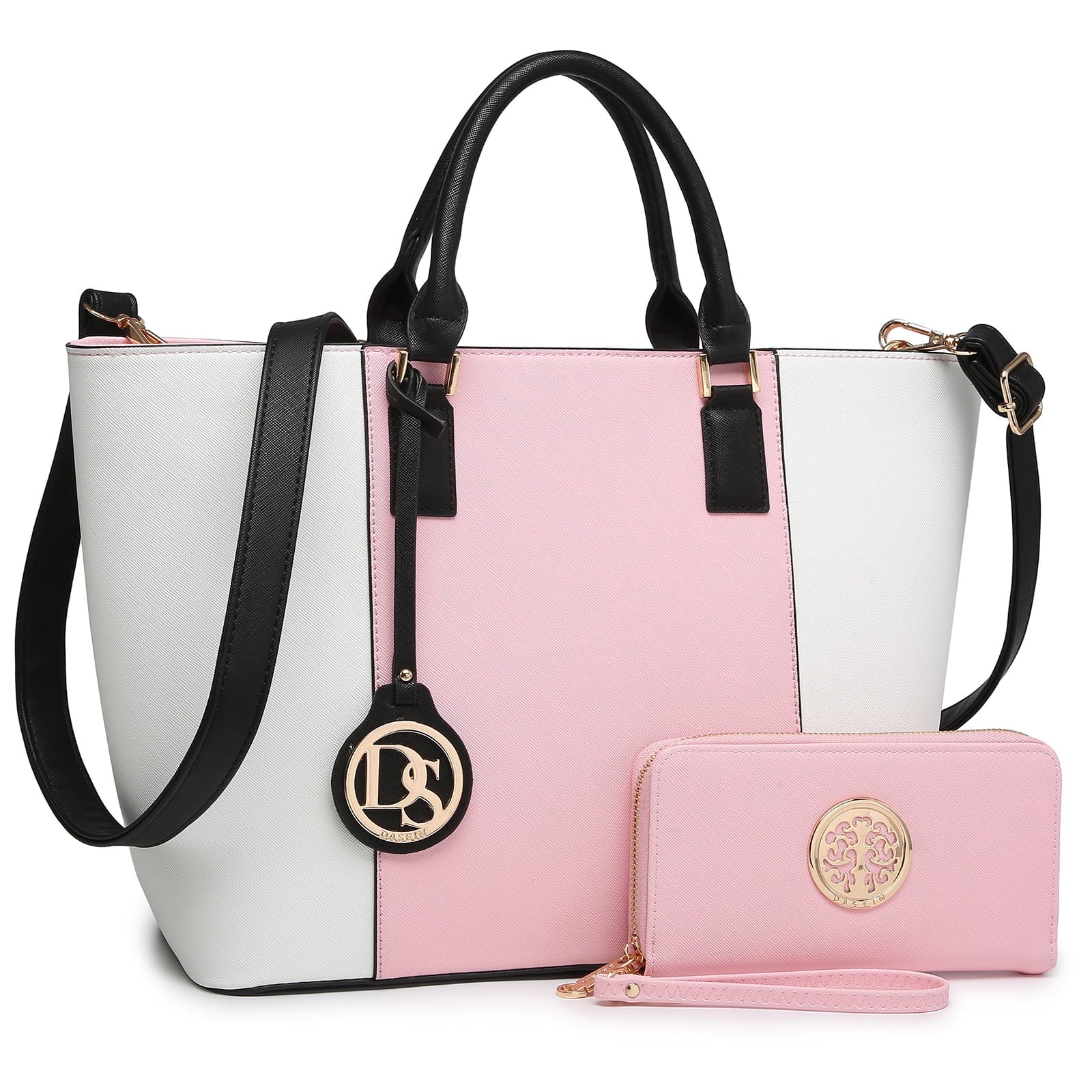 Large Executive Work Tote & Matching Wallet Set | Vegan Leather Satchel 👜