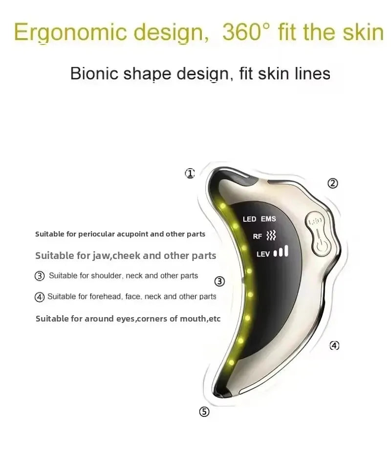 Bio-Current Sculpt & Sculpt: 3-in-1 Advanced RF Facial & Neck Lifting Tool