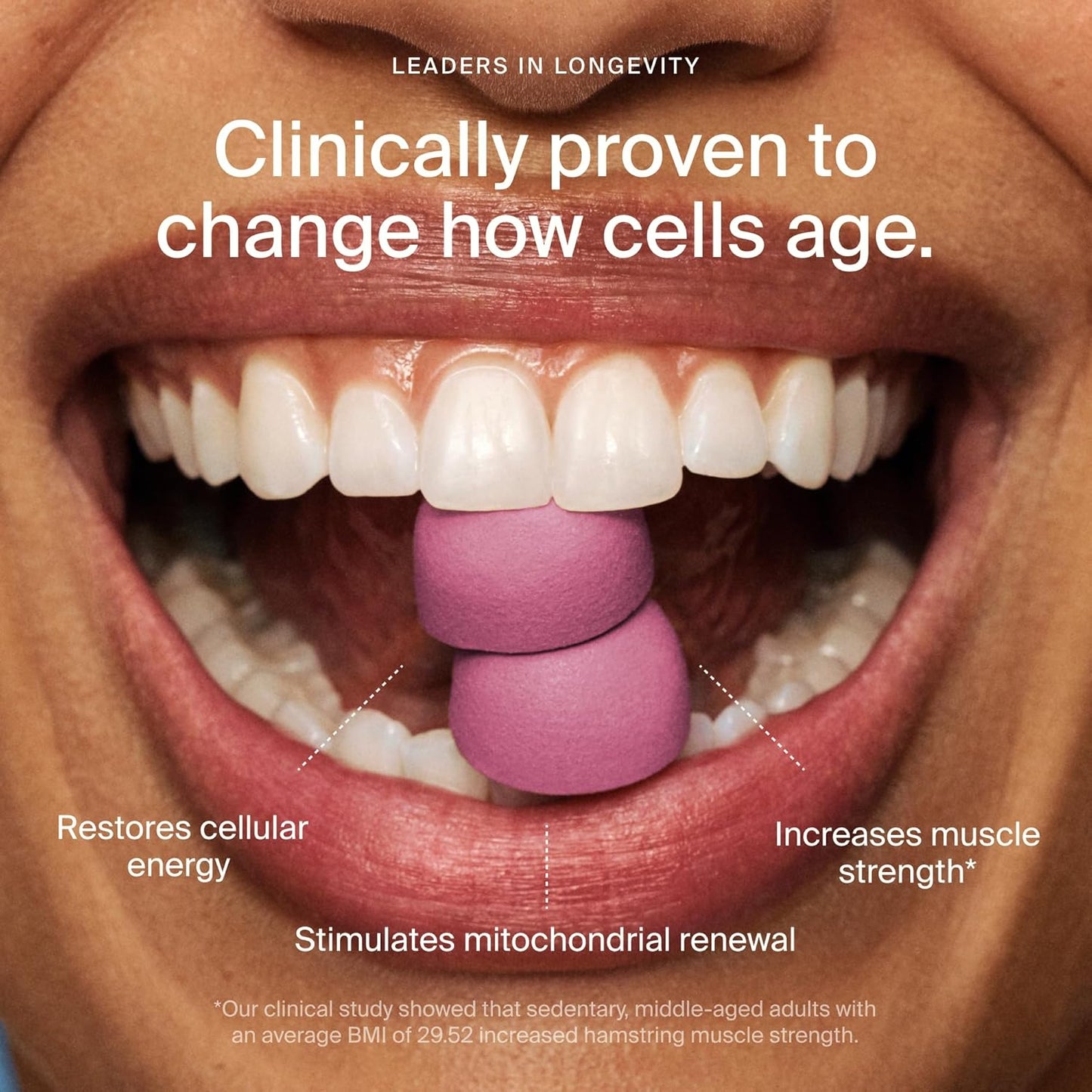 Mitopure Urolithin a Supplement Gummies - Clinically Proven Support for Healthy Aging Cellular Energy Muscle Strength and Longevity