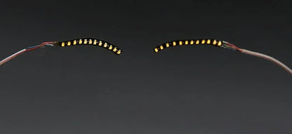 LED Light False Eye Lashes Luminous Eyelash Party Bar Makeup Eyelid Eyeliner Halloween