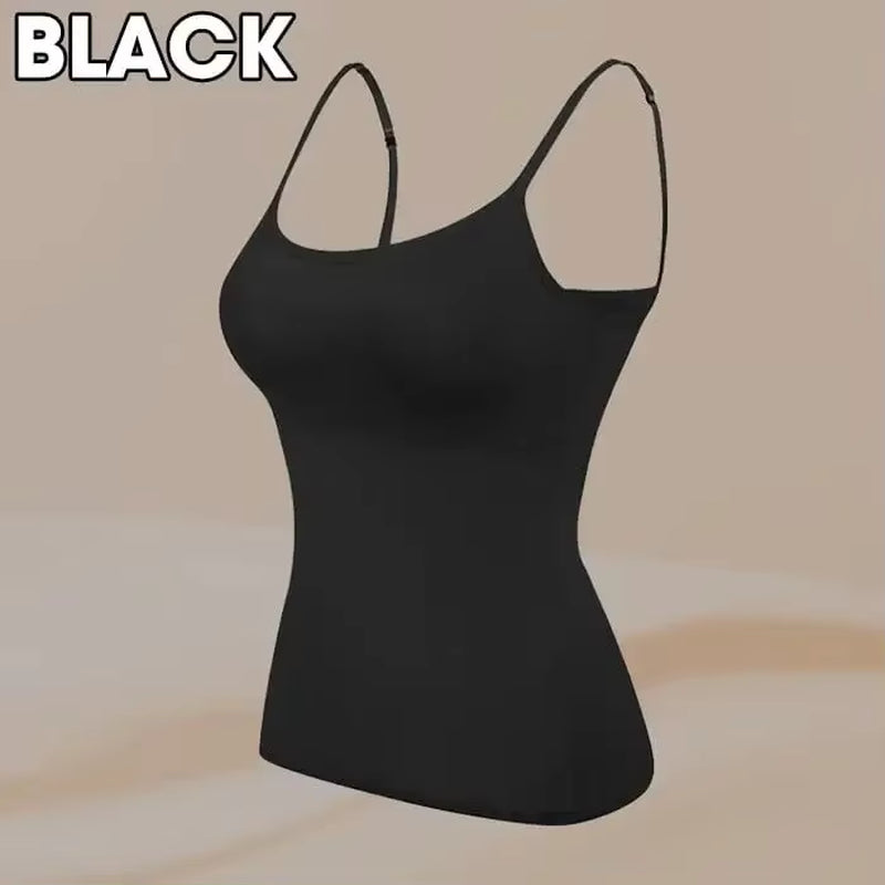 Higher Quality Solid Padded Bra Sexy Women Tops Camisole Top Women Vest Women Camisole with Built in Bra Cami Top Vest Tank Top