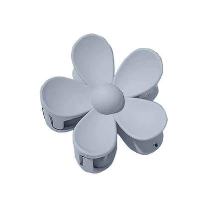 🌸 7CM Matte Frosted Flower Hair Claw – Elegant Lily Floral Shark Clip for Women & Girls  ✨🎀