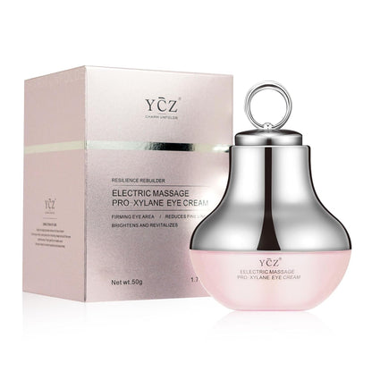 Electric Massage Eye Cream, 2-In-1 Firming Eye Moisturizer for under Eye Care, Targets Dark Circles and Fine Lines, Deep Hydration Soothes Eye Fatigue, Suitable Lightweight Texture for Daily Use