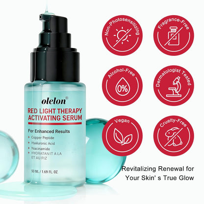 Peptide & Centella Activation Serum – Hydrating Booster for Red Light Therapy 🌟💧
