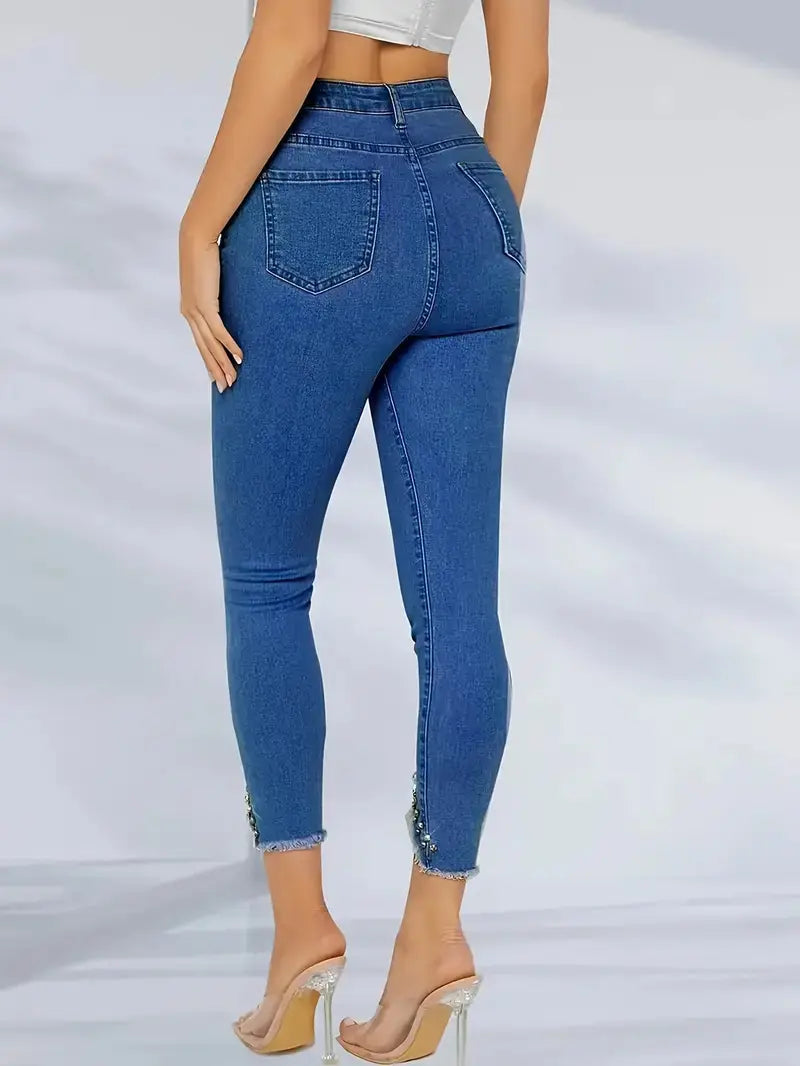 The "Midnight Spark" Slim Jean