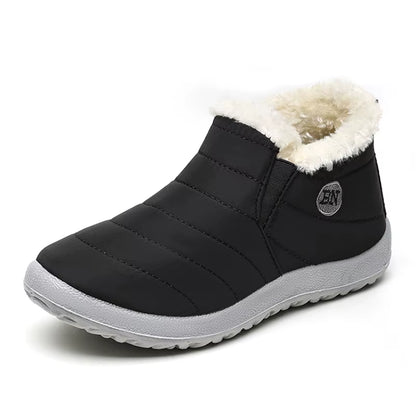 ❄️ Ultra-Warm Waterproof Snow Boots – Unisex Winter Platform Shoes with Plush Lining 🏔️✨