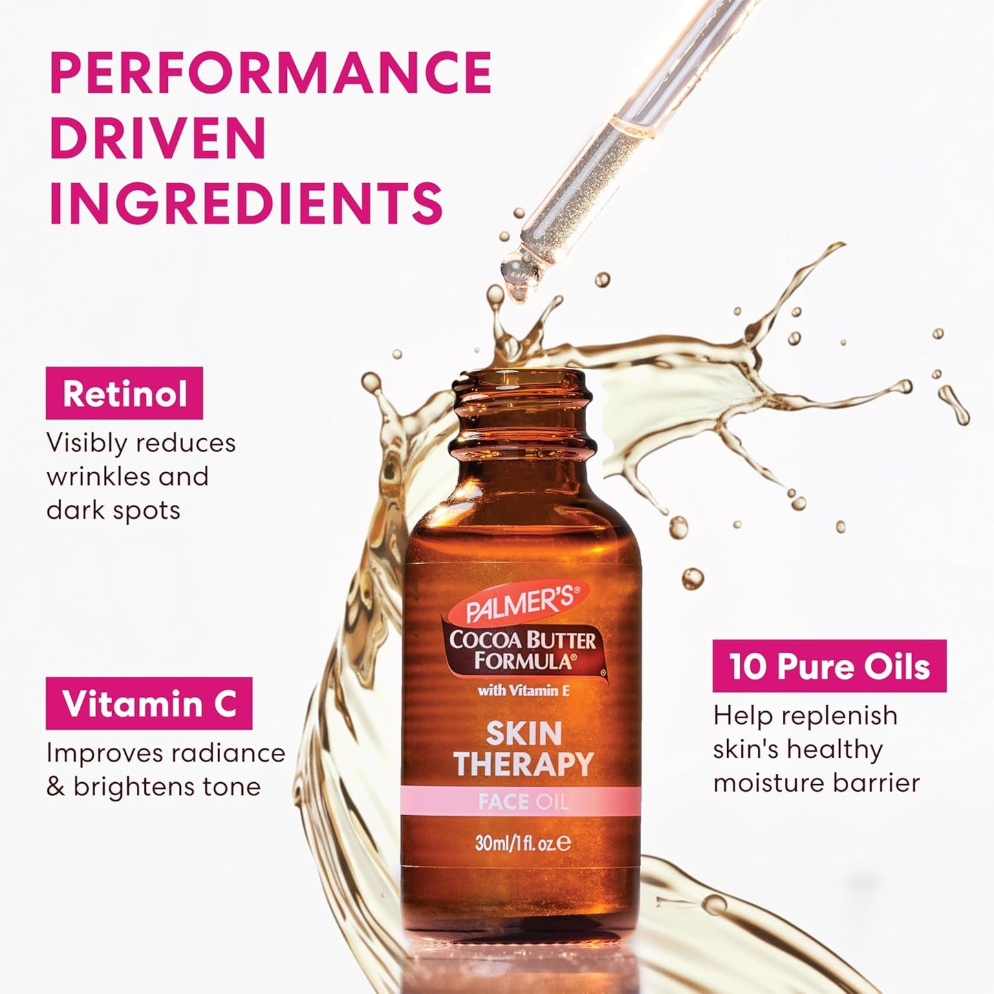 Luminous Skin Therapy Oil (1 Oz) – Vitamin C, E & Rosehip Facial Elixir 🌟💧