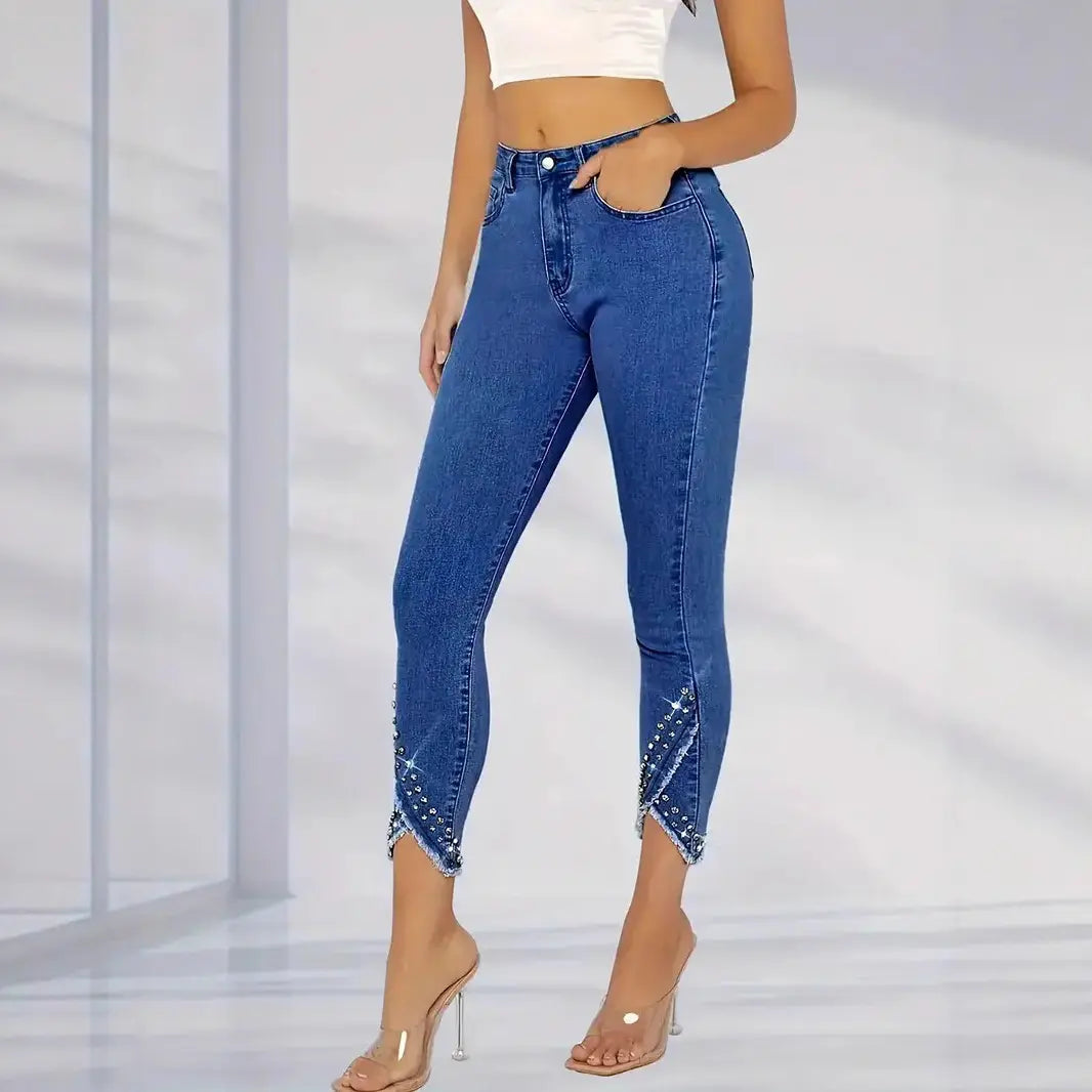 The "Midnight Spark" Slim Jean