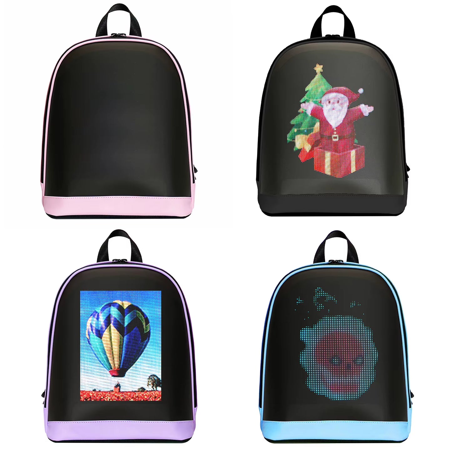 Visionary™ Smart LED Backpack – App-Controlled High-Res Display for Commuting & Content Creation