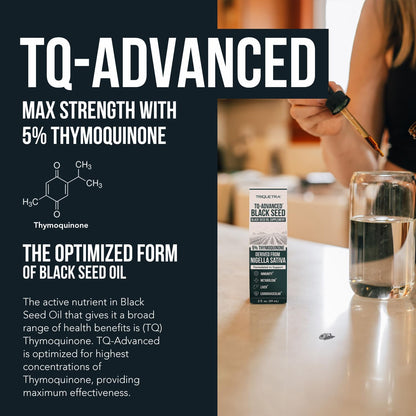 Pure Black Seed Oil Liquid | 5% Thymoquinone High Potency | Ultra-Concentrated Nigella Sativa Extract 💧