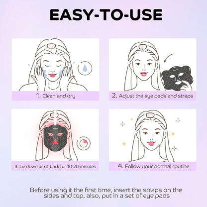 Bare Radiance LED Mask – Targeted Anti-Aging & Skin Repair 🌙