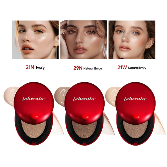 Lakerain Glow Cushion Foundation – Waterproof SPF Sunscreen & Long-Lasting Brightening Base 💖
