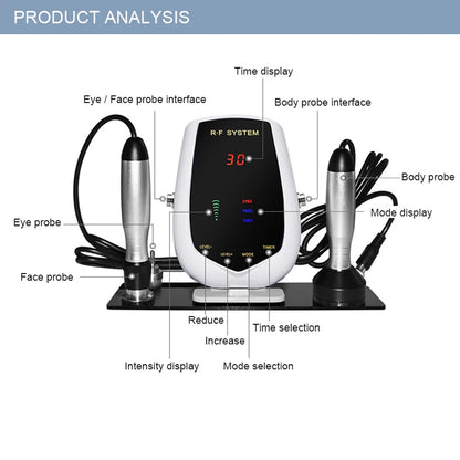 Elite 5MHz Tripolar RF Skin Tightening Device | At-Home Professional Face & Body Sculpting