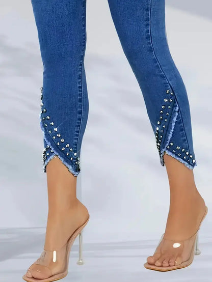 The "Midnight Spark" Slim Jean
