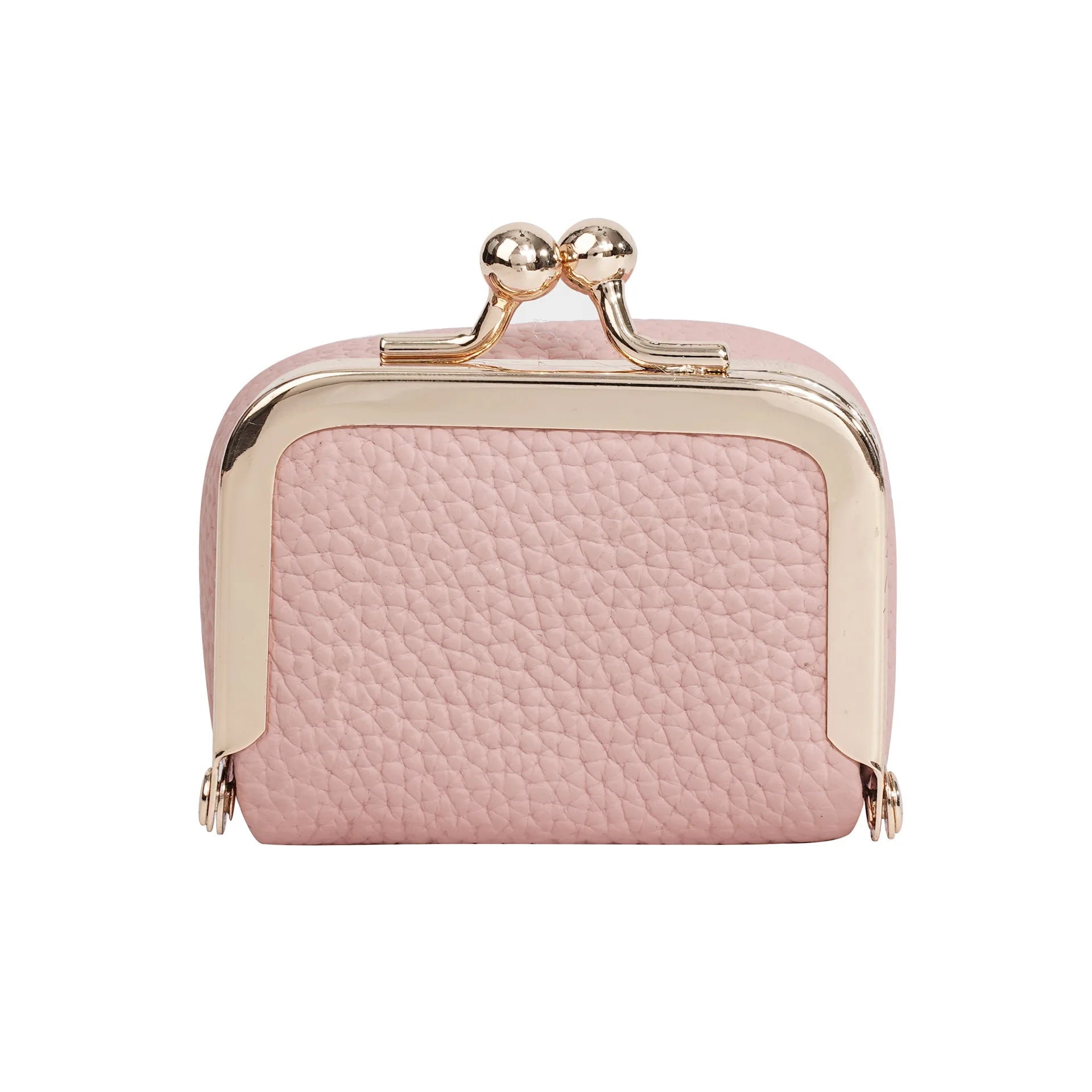 Luxury Genuine Leather Mini Accessory Box – Chic Gold Hardware Jewelry & Coin Purse 💎✨