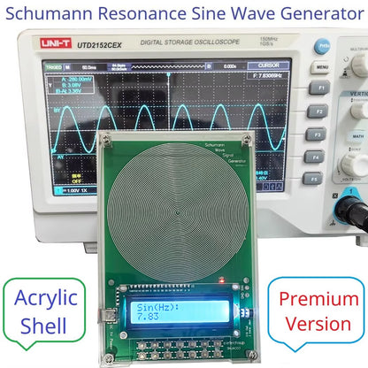 7.83Hz Schumann Waves Resonance Generator Adjustable 0.01Hz~100000Hz Ultralow Frequency Pulse Audio Resonator Type-C Interface