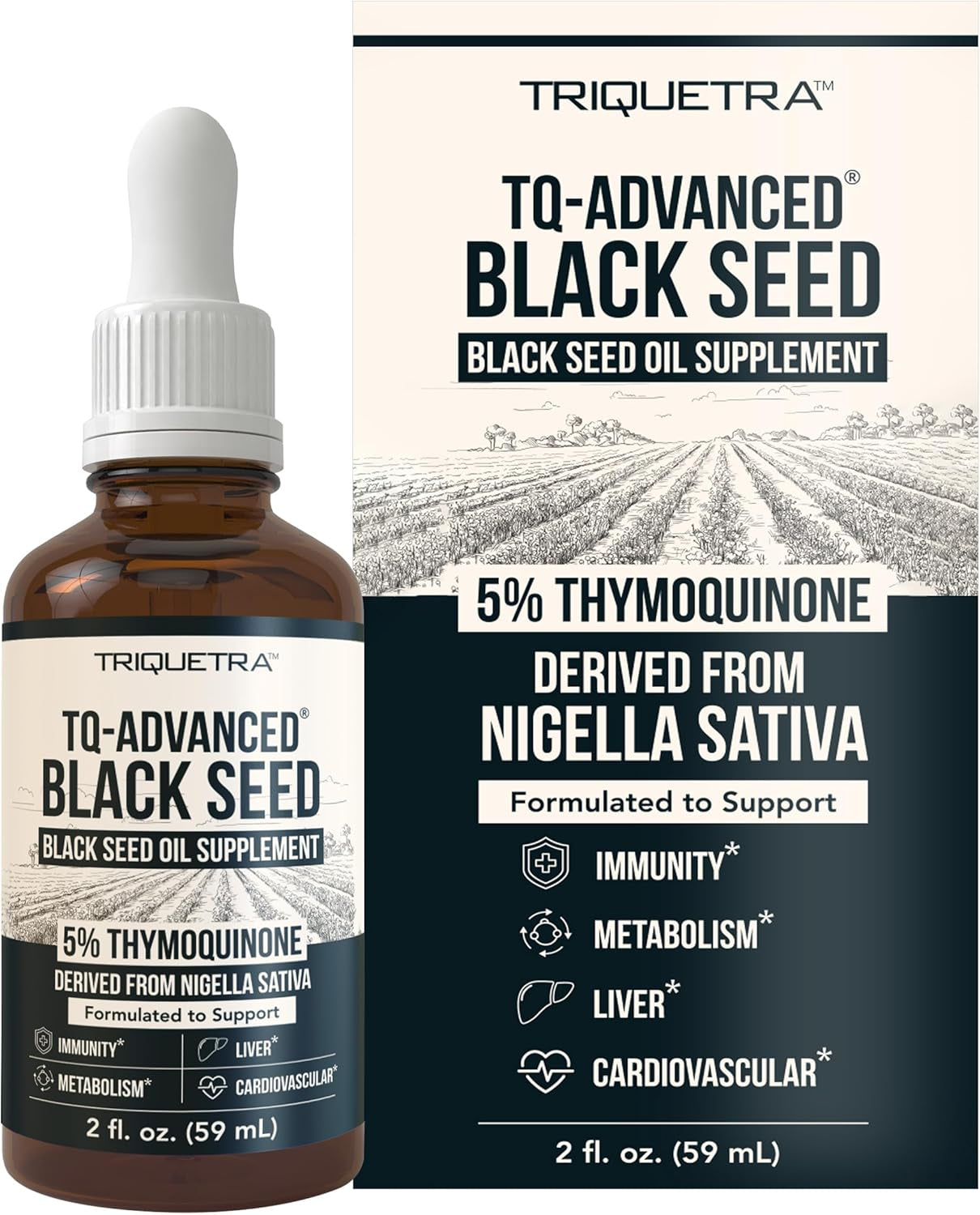 Pure Black Seed Oil Liquid | 5% Thymoquinone High Potency | Ultra-Concentrated Nigella Sativa Extract 💧
