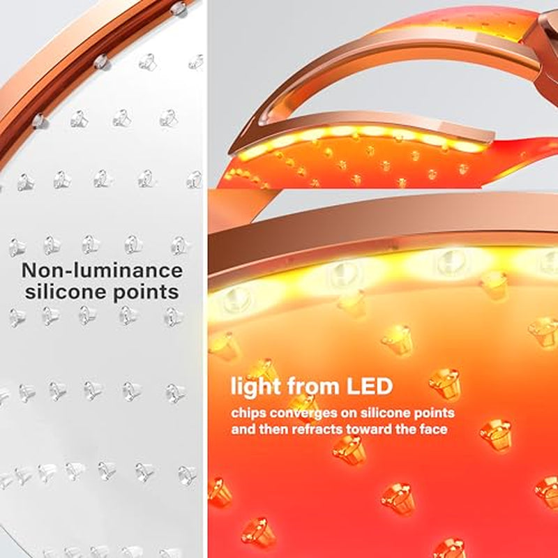 NEW!! LATEST!!! PDT Cordless Red Light Therapy Mask | Silicone LED Face Mask for Wrinkles & Acne 🌟 
