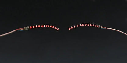 LED Light False Eye Lashes Luminous Eyelash Party Bar Makeup Eyelid Eyeliner Halloween