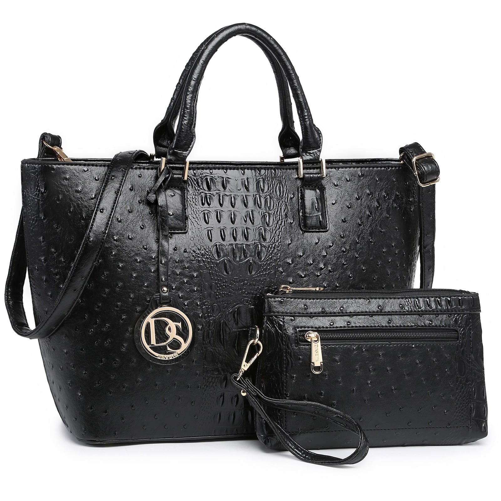 Large Executive Work Tote & Matching Wallet Set | Vegan Leather Satchel 👜
