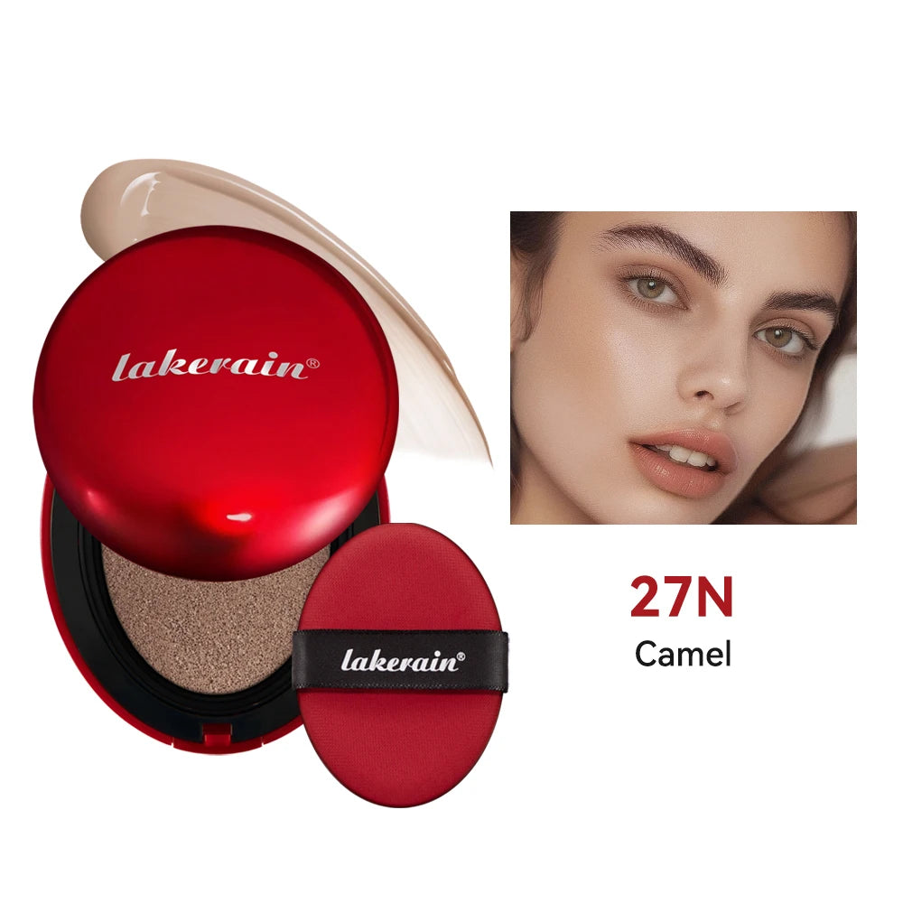 Lakerain Glow Cushion Foundation – Waterproof SPF Sunscreen & Long-Lasting Brightening Base 💖