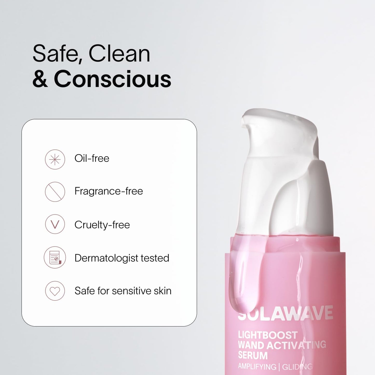 LightBoost Wand Activating Serum (1.7 Oz) – Hydrating Peptide & Microcurrent Booster 🌟🛡️
