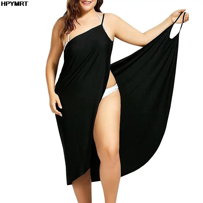 🏝️ 3-in-1 Y2K Beach Wrap Skirt & Backless Halter Top – Multi-Way Crossover Swimsuit Cover-Up | Sexy Summer Sarong Veil 🌊✨