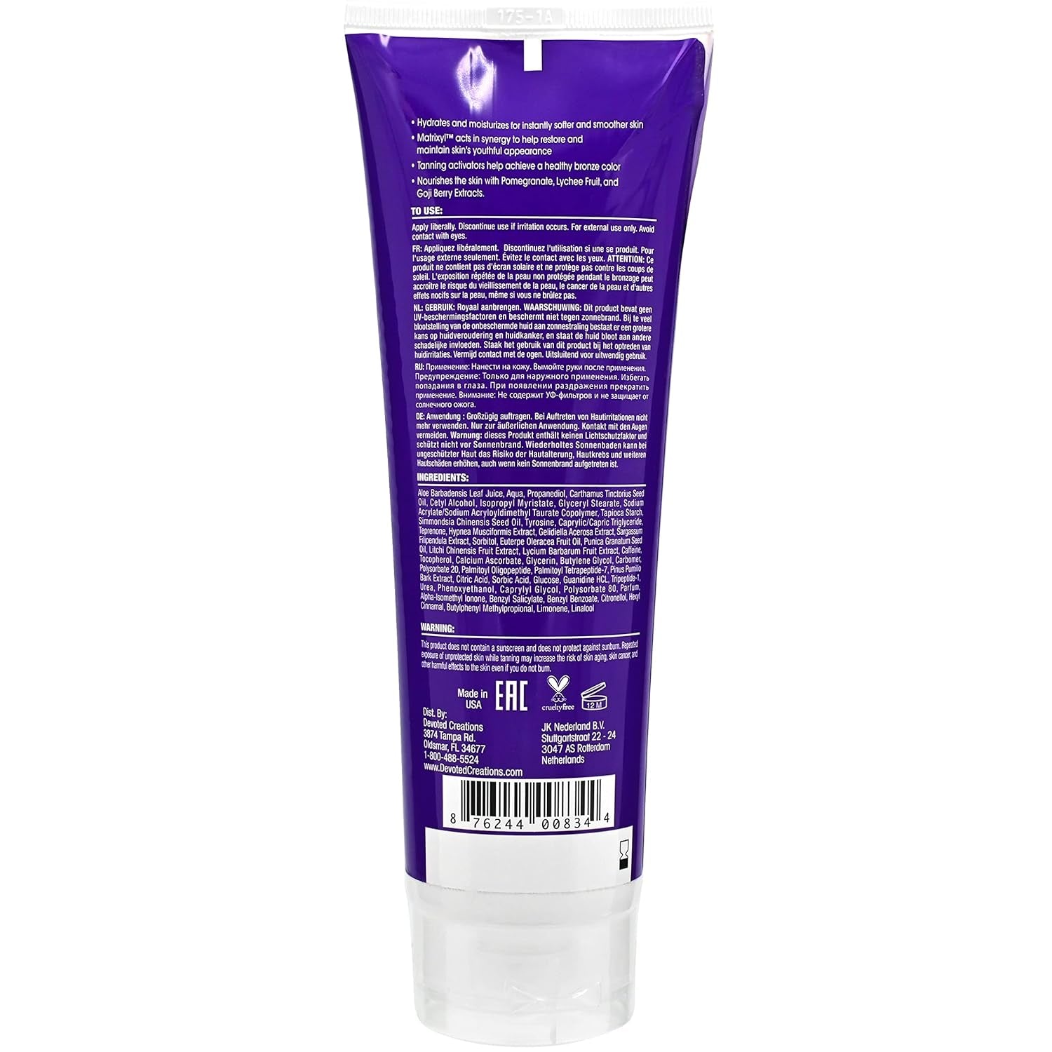Collagenetics 2-in-1 Pro – Red Light Prep & Tanning Accelerator (8.5 Oz) ✨☀️
