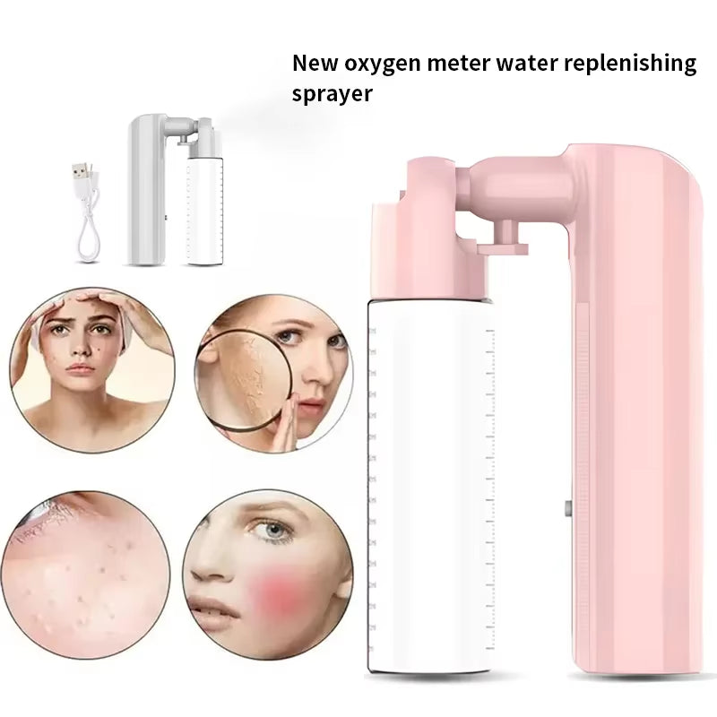 Precision Oxygen Injection Instrument – Deep Pore Detox & Lift 🛡️Nano-Ionic Oxygen Infuser – Deep Pore Prep & Serum Booster ✨