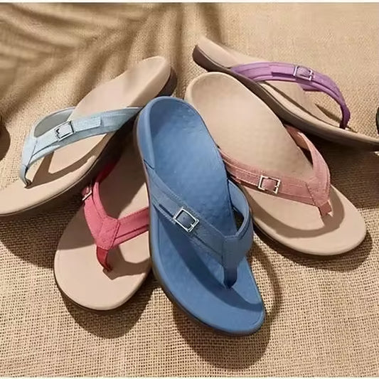 ☁️ Customizable 2025 Orthopedic Summer Slides – Ultra-Soft Arch Support Sandals for Women | Non-Slip Home & Outdoor Beach Slippers 🩴✨