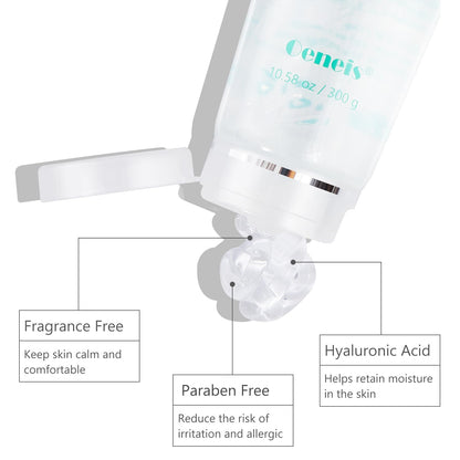 Professional Microcurrent & RF Gel Primer – Hydrating Hyaluronic Acid Formula 🌟⚡️