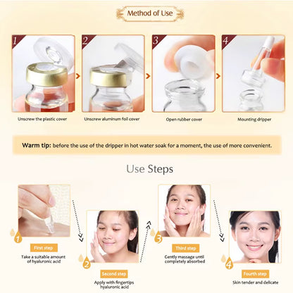 Facial Serum Six Peptides 10Pcs/Set Moisturizing Hydrating Peptides Essence Skin Care Peptide Face Care Products