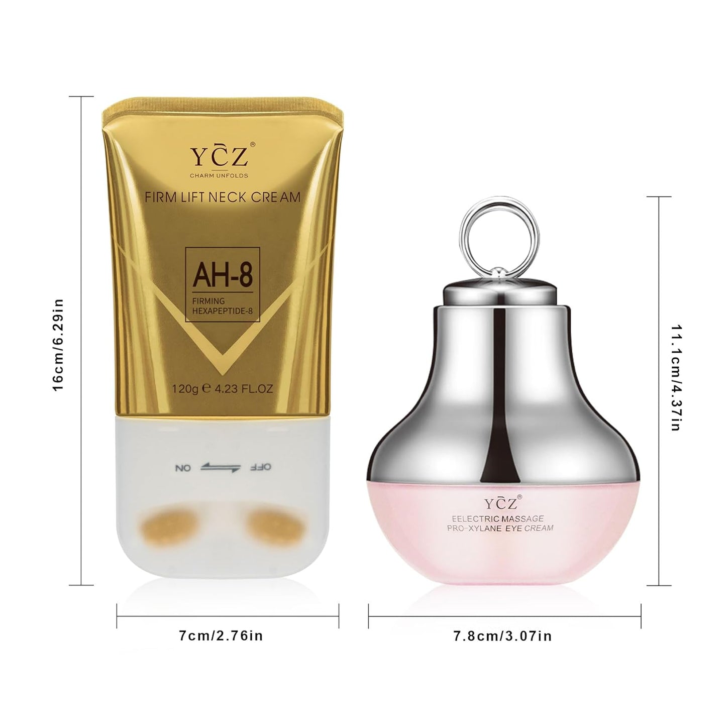 YCZ Neck & Eye Firming Gift Set (5.99 Fl Oz) – Anti-Aging & Deep Moisture Treatment 🌟🎁
