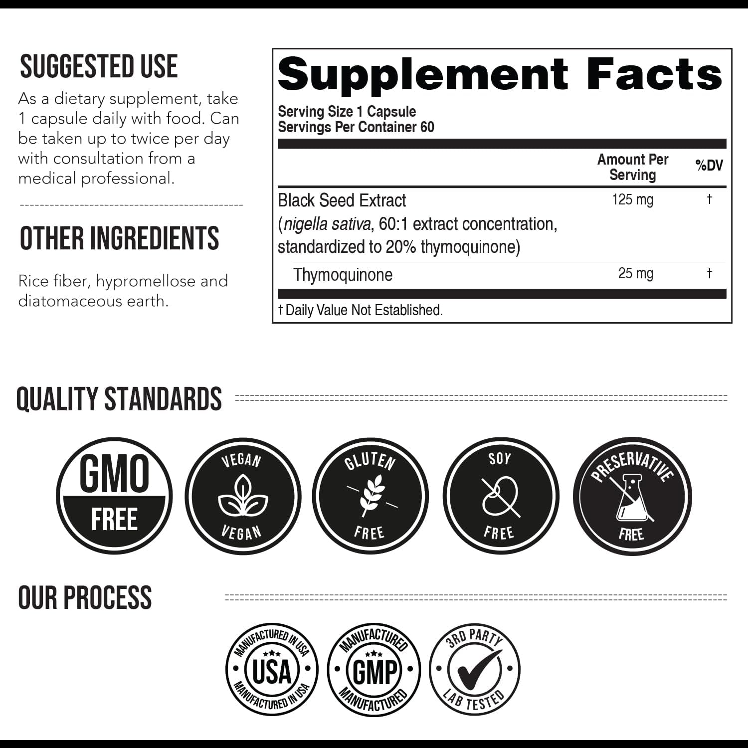 🌿 Premium Black Seed Oil Capsules | 20% Thymoquinone High Potency | Ultra-Concentrated Nigella Sativa 💎 - 60:1  (60 Capsules)