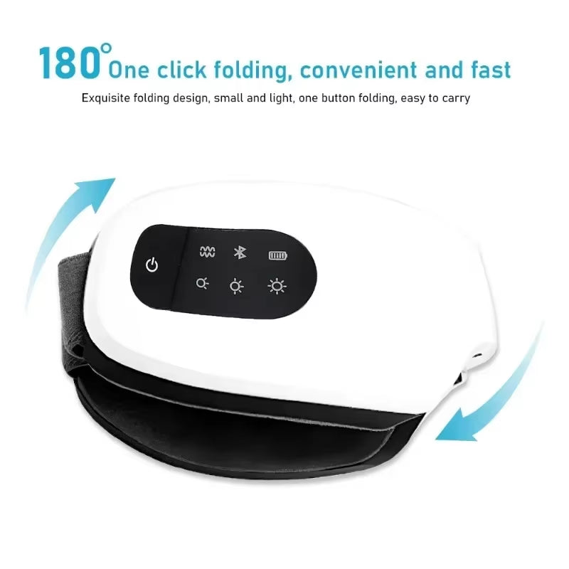 6D Intelligent Eye Revive – Vibration & Heat Relief for Fatigue ☁️