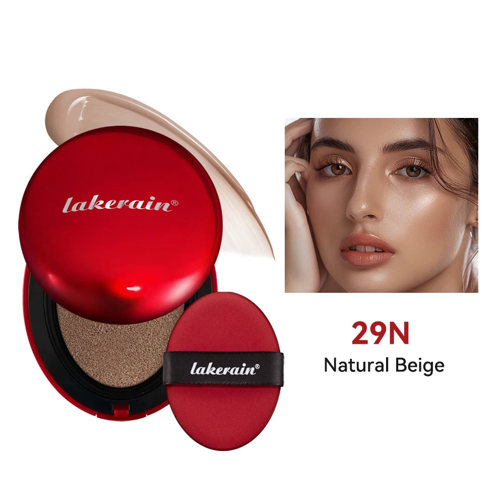 Lakerain Glow Cushion Foundation – Waterproof SPF Sunscreen & Long-Lasting Brightening Base 💖