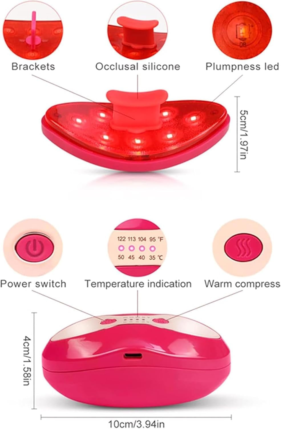 Electric Lip Vacuum Filler & Anti-Aging Eye Wand 💋