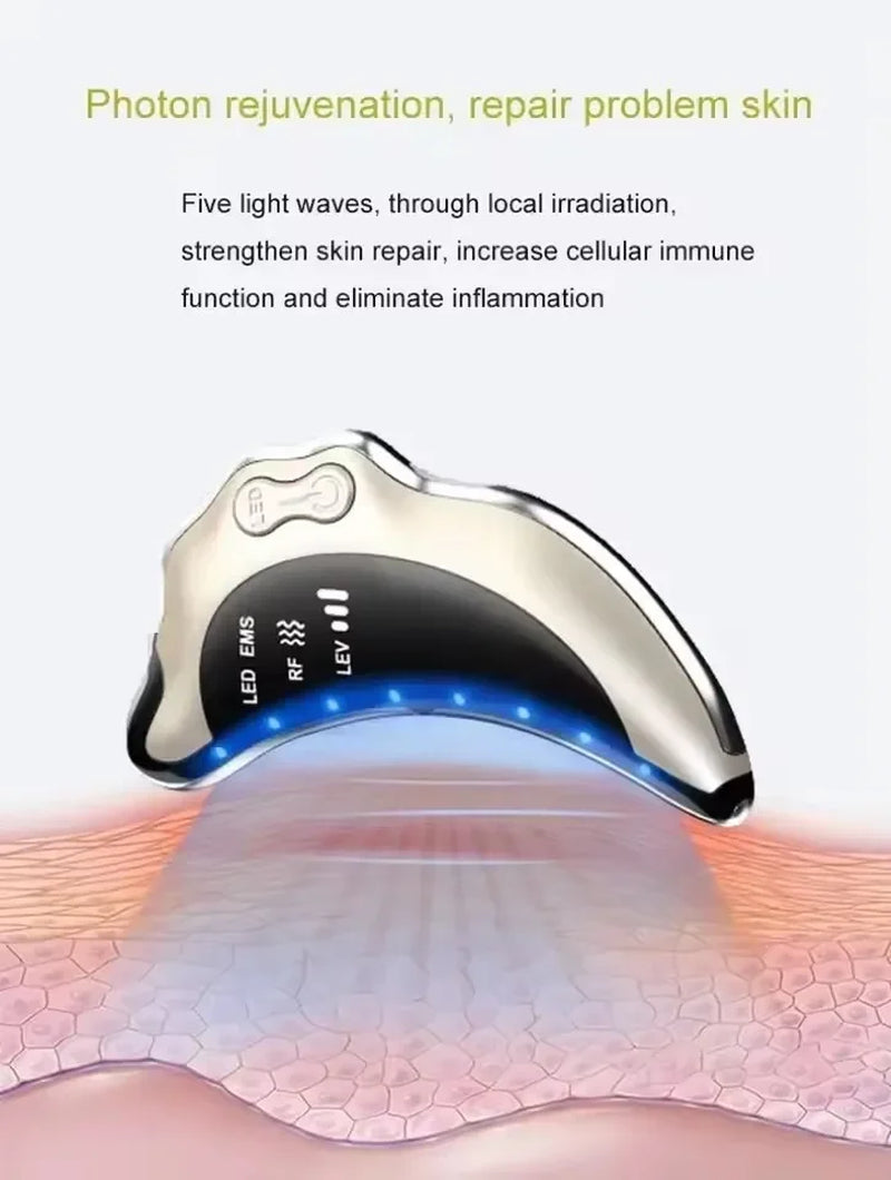 Bio-Current Sculpt & Sculpt: 3-in-1 Advanced RF Facial & Neck Lifting Tool