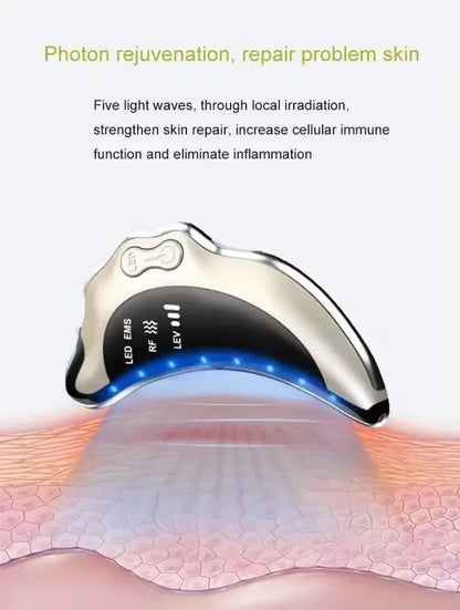 Bio-Current Sculpt & Sculpt: 3-in-1 Advanced RF Facial & Neck Lifting Tool