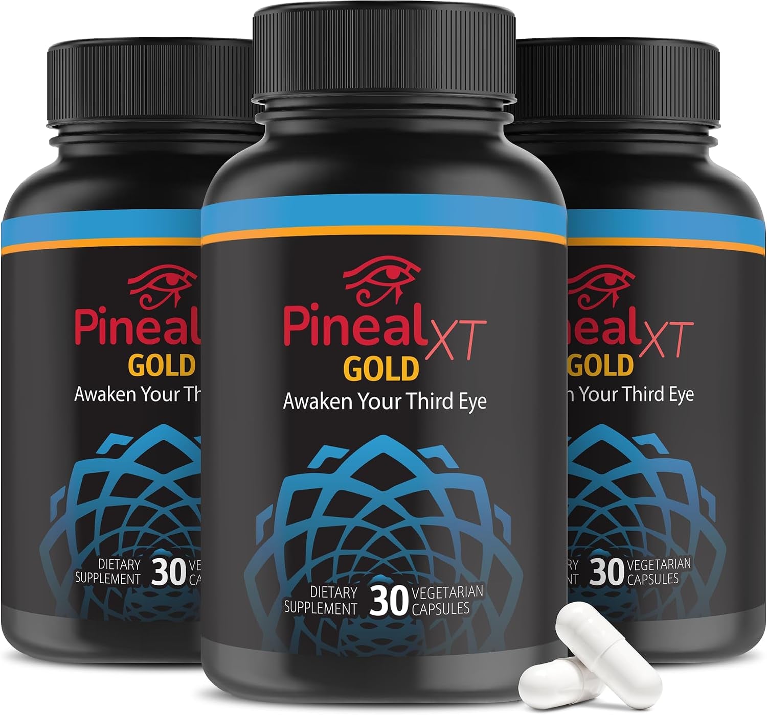 Pineal XT Gold - Pineal Gland Supplement - Third Eye Awakening - Focus and Memory Supplement for Brain - 7 Powerful Ingredients Decalcify, Detox, and Activate Your Pineal Gland