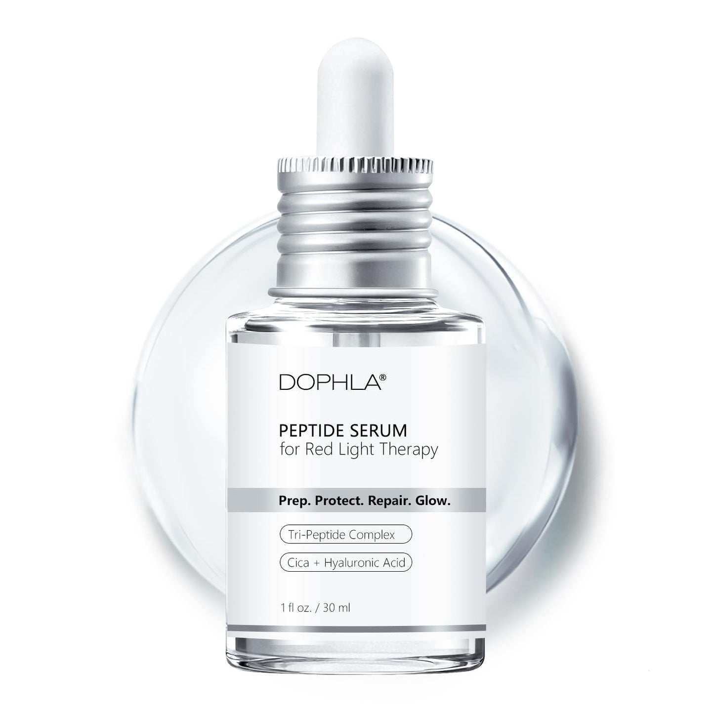 Anti-Aging Peptide & Niacinamide Serum (1 Oz) – Hydrating Red Light Primer 🌟⚡️