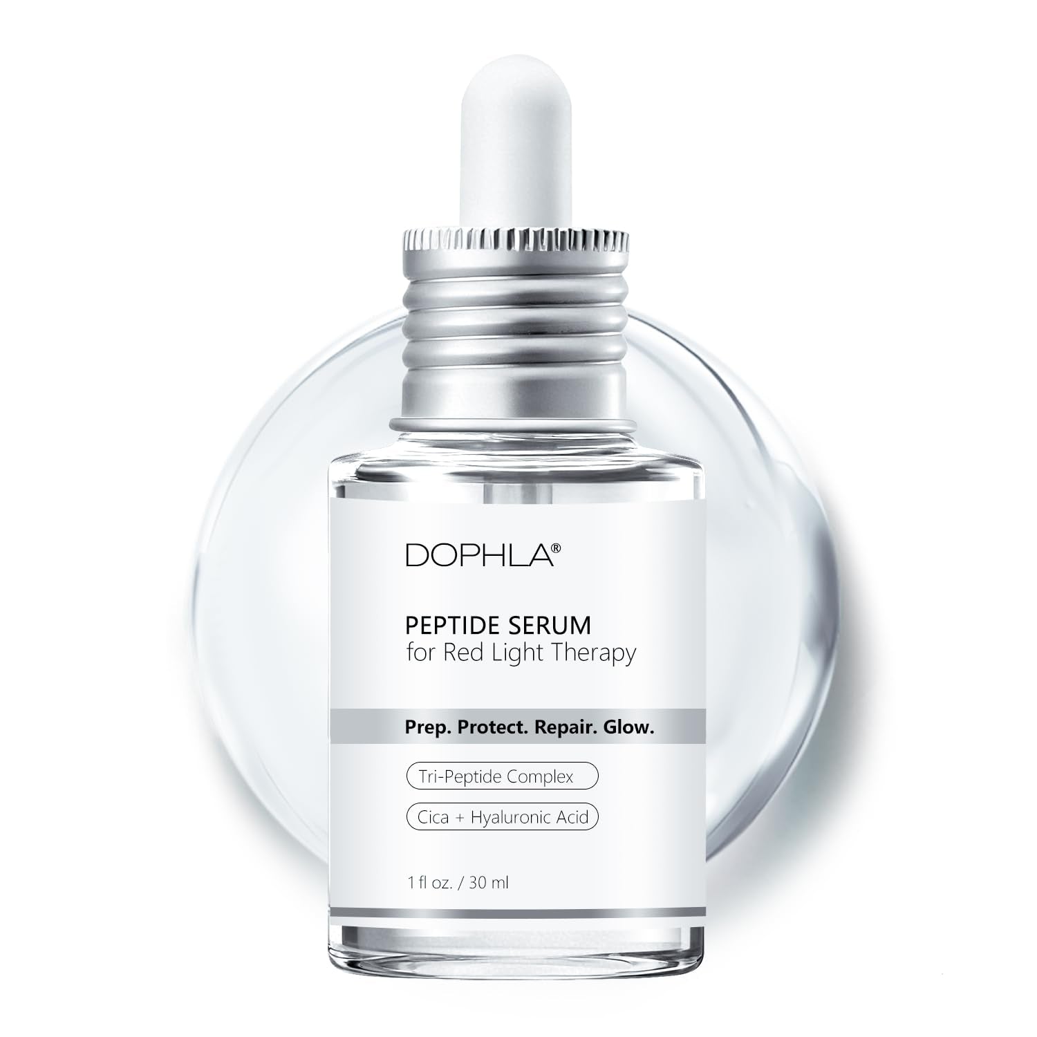Anti-Aging Peptide & Niacinamide Serum (1 Oz) – Hydrating Red Light Primer 🌟⚡️